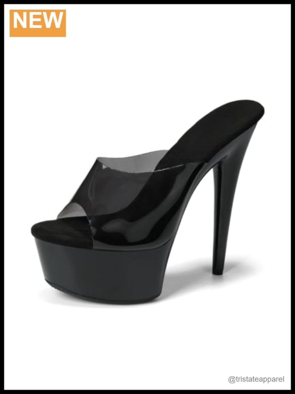 Women's 6in Platform Stiletto High Heels Open Toe Ankle Strap Pole Dance Sandals